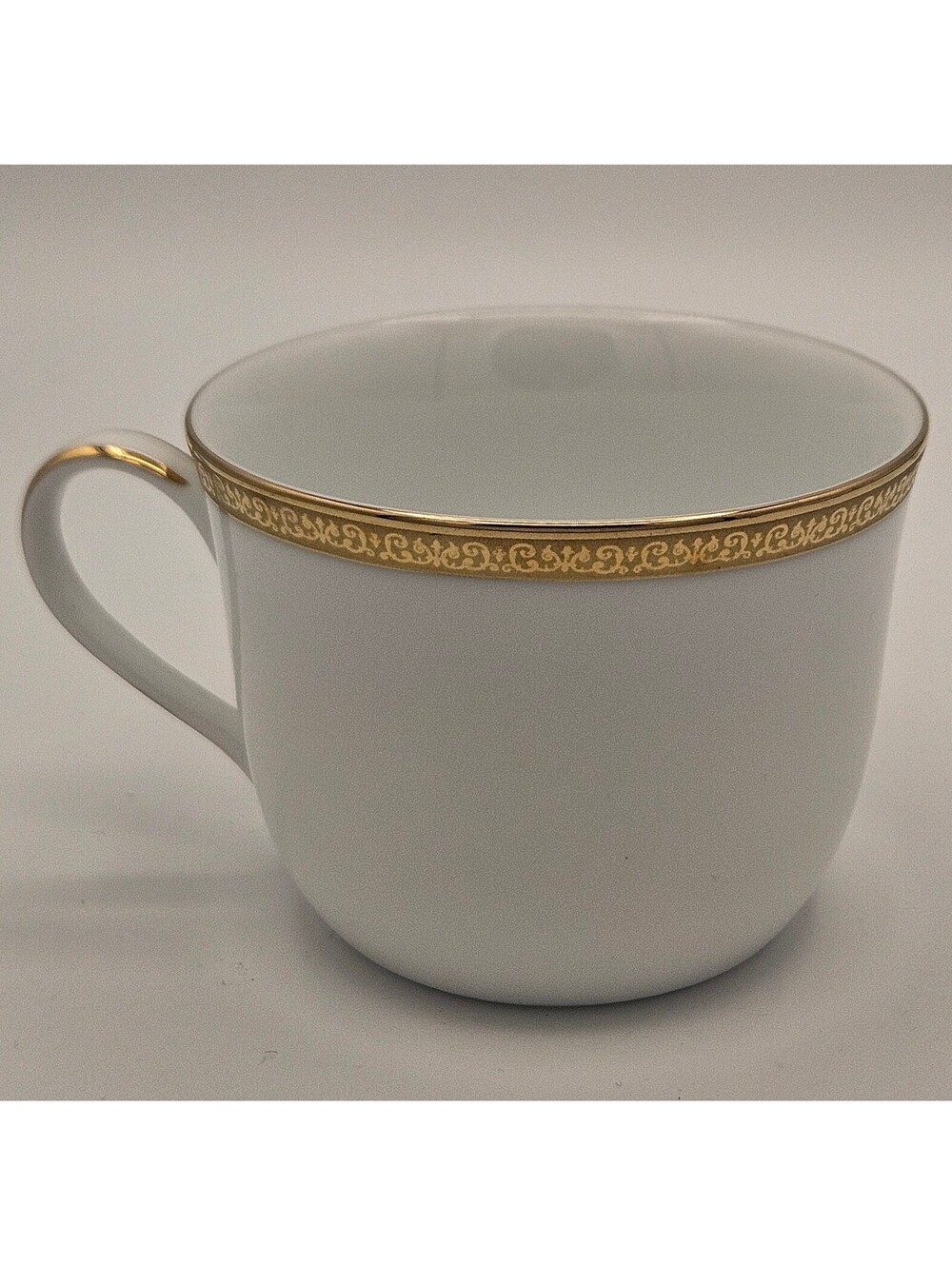 Charter Club Grand Buffet Gold Tea Coffee Cup Saucer Mug
